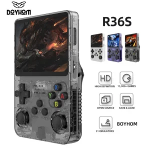 R36S Retro Handheld Game Console – 3.5″ IPS, 128GB