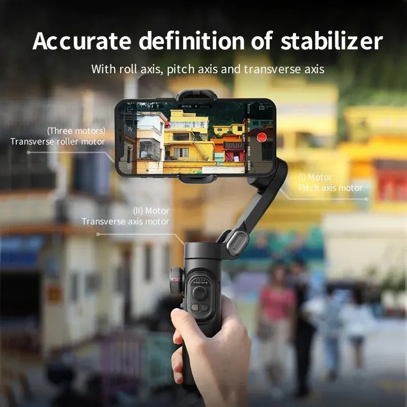 AOCHUAN SmartXE 3-Axis Phone Gimbal with AI Face Tracking - Image 2