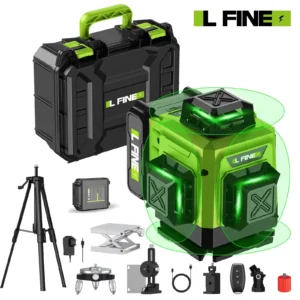 Lfine 4D 16-Line 360° Self-Leveling Laser Level with Tripod Option