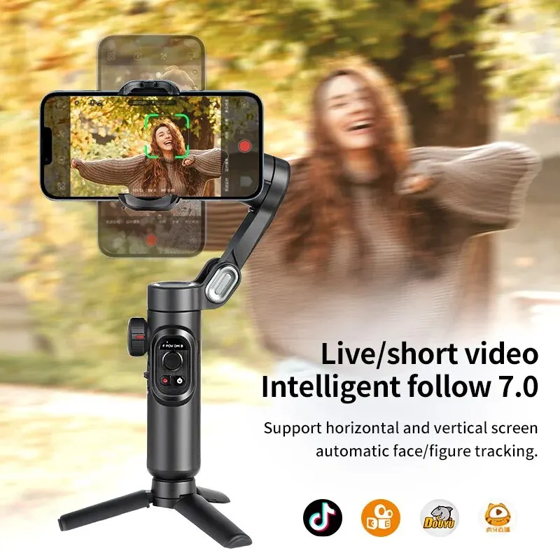 AOCHUAN SmartXE 3-Axis Phone Gimbal with AI Face Tracking - Image 3