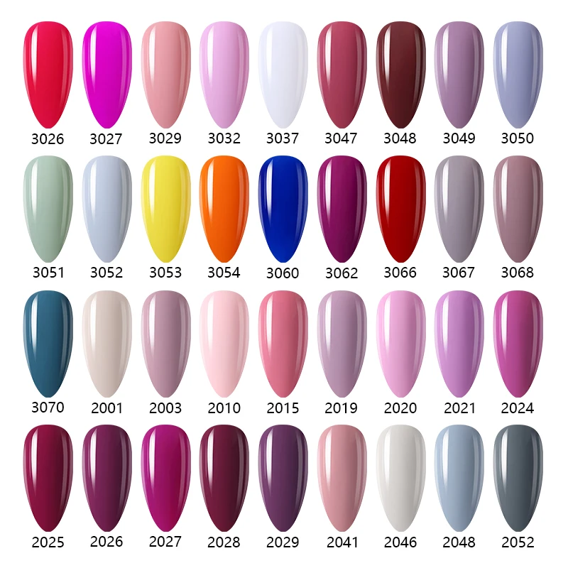 NAILCO Dark Red Gel Nail Polish – 15ml Glitter UV Gel for Nails - Image 5