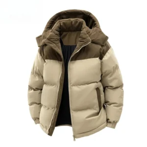 Men’s/Women’s Winter Cotton Hooded Jacket – Thick & Warm