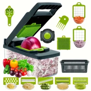 14-in-1 Multifunctional Vegetable Chopper – Onion, Slicer & Dicer