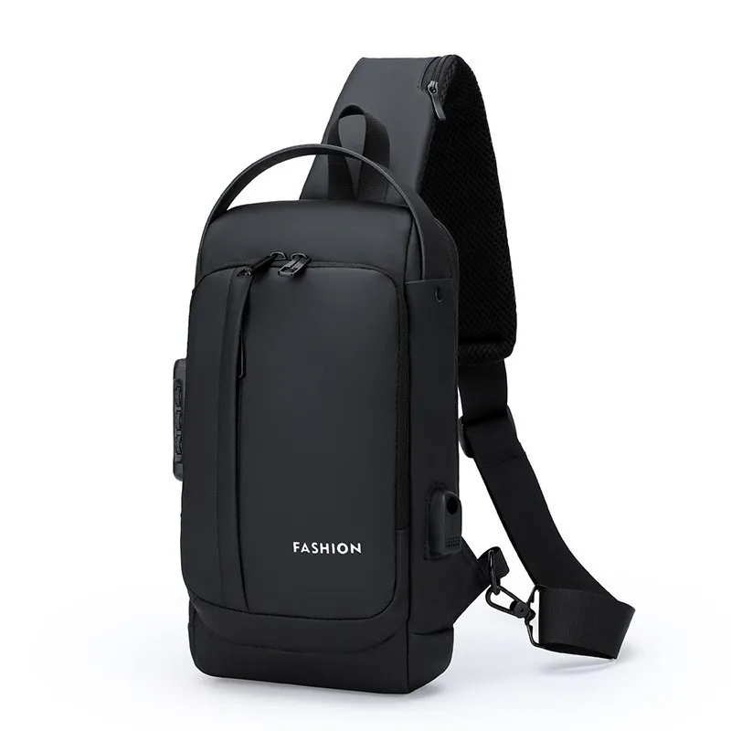 Men’s Anti-Theft Chest Bag – USB Charging Crossbody Sling - Image 4