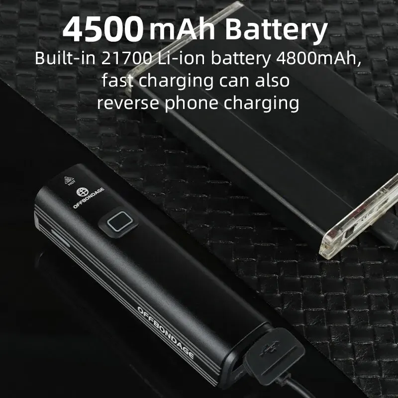 OFFBONDAGE 1000-Lumen USB Rechargeable Bike Headlight - Image 4