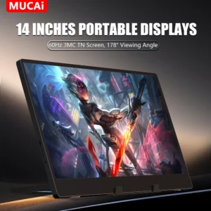 MUCAI N140-S36 14-Inch Portable Monitor (1366×768, 60Hz)