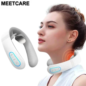 Pulse Neck Massager – Electric EMS TENS Cervical Pain Relief & Muscle Kneading