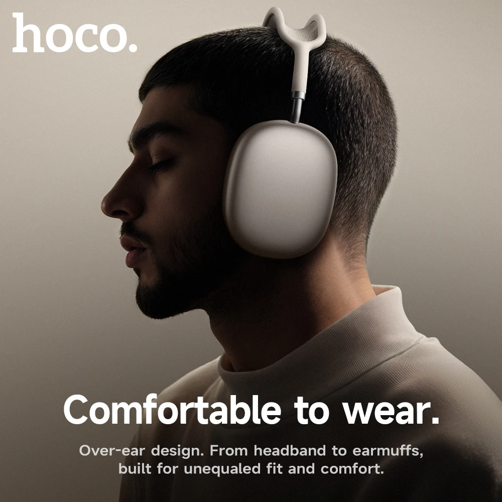 HOCO W65 Plus ANC Bluetooth Over-Ear Headphones - Image 2